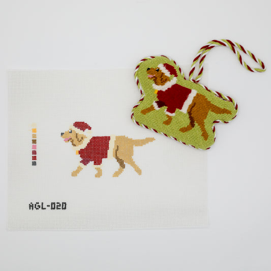 Santa Golden Retriever