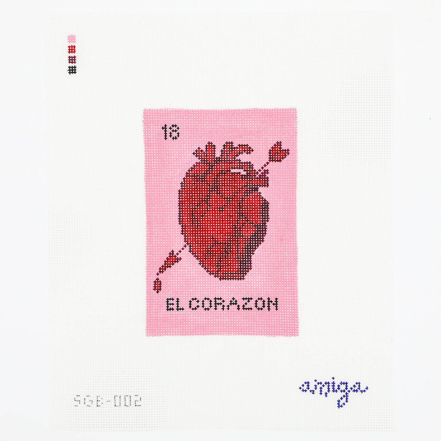 El Corazón Lotería Card