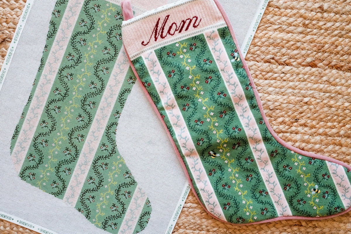 Stitch Guide: Victorian Garden Stocking