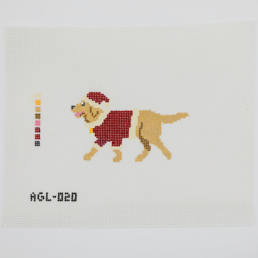Santa Golden Retriever