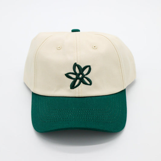 Dogwood Needlepoint Baseball Cap