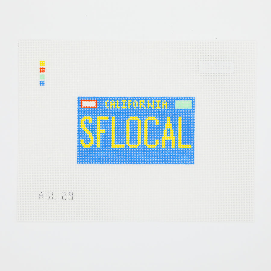 SFLOCAL LICENSE PLATE