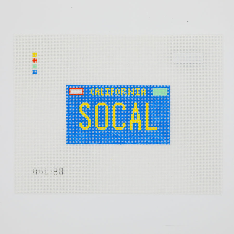 SOCAL LICENSE PLATE