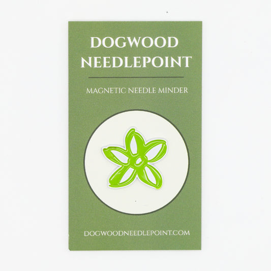 Dogwood Needlepoint Logo Needle Minder