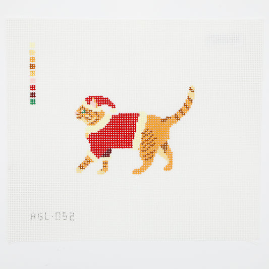 Santa Orange Cat