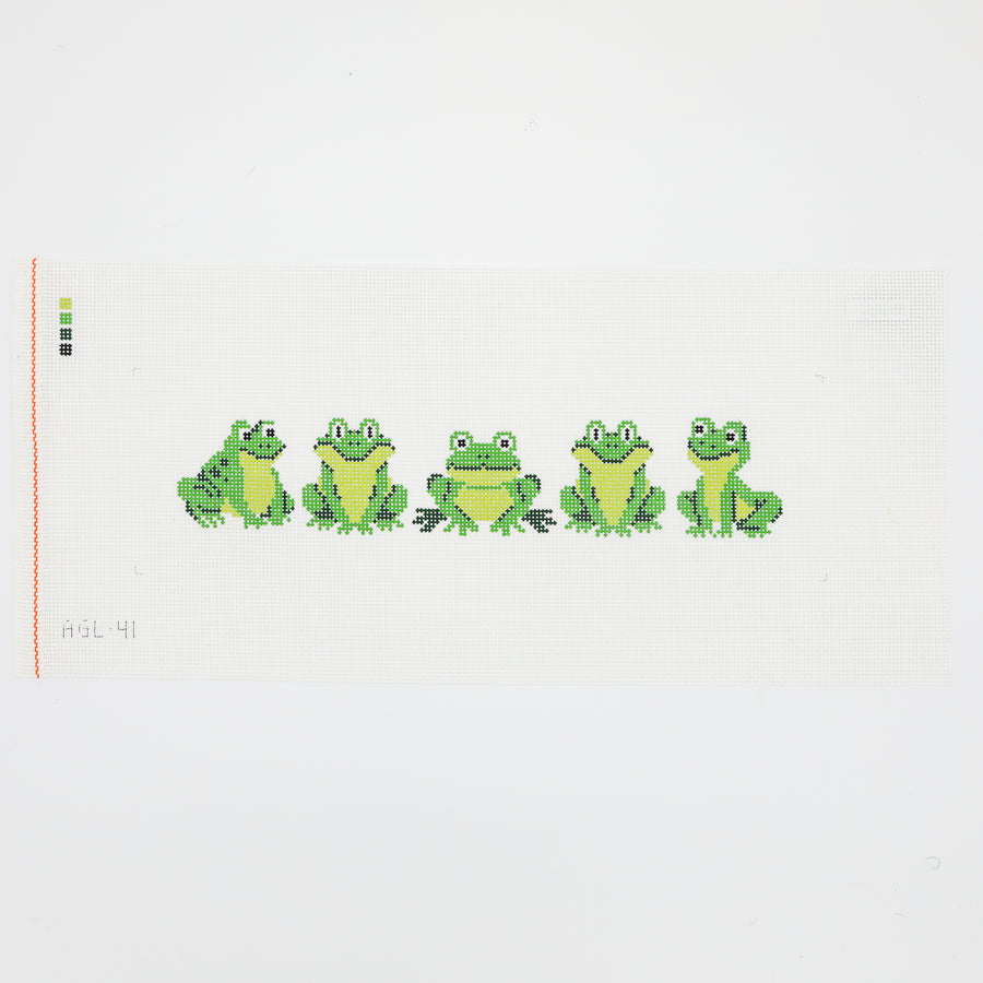 FROGS IN A LINE