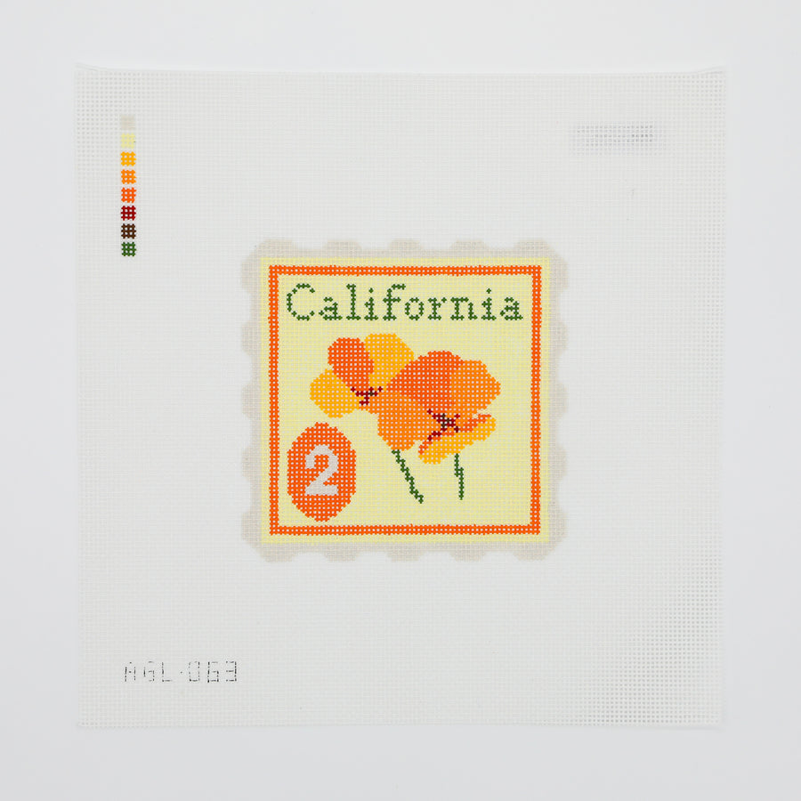 CALIFORNIA POPPY STAMP