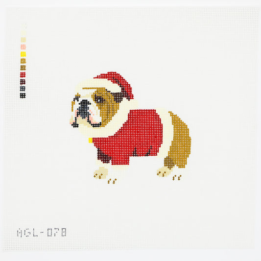 Santa Bulldog