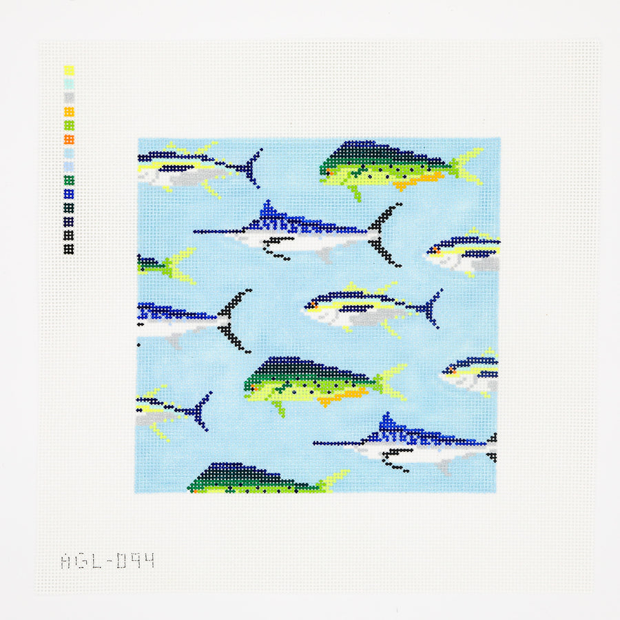 STREAM OF OCEAN FISH
