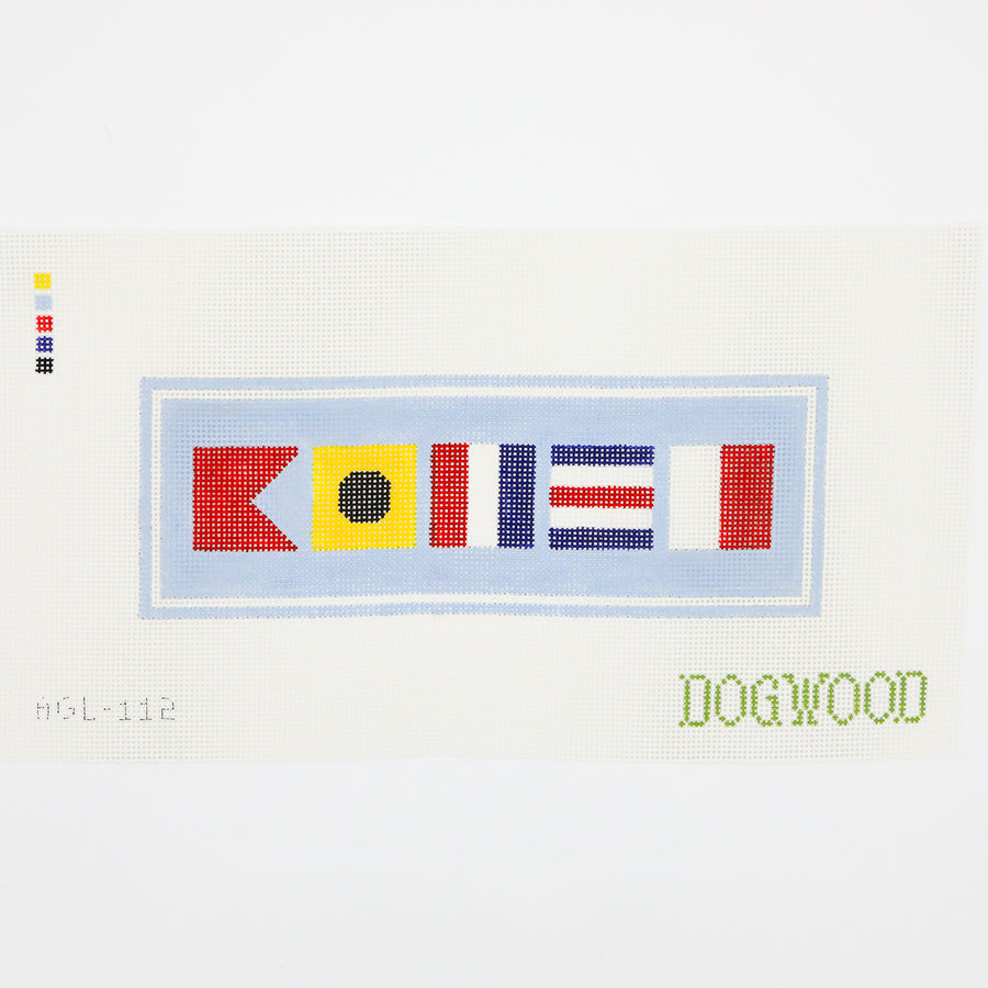 BITCH IN NAUTICAL FLAGS