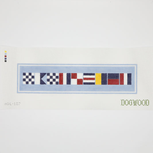 Nantucket in Nautical Flags