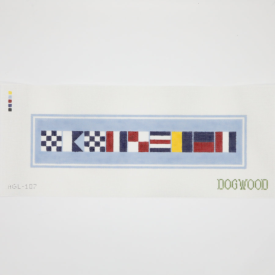 NANTUCKET IN NAUTICAL FLAGS