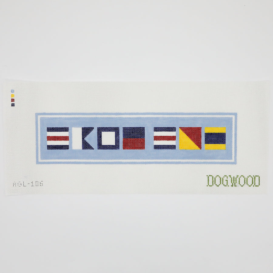 CAPE COD IN NAUTICAL FLAGS
