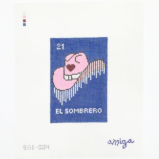 El Sombrero Lotería Card