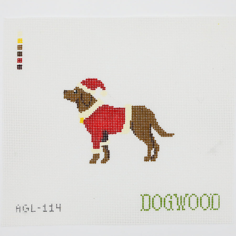 SANTA BROWN LAB