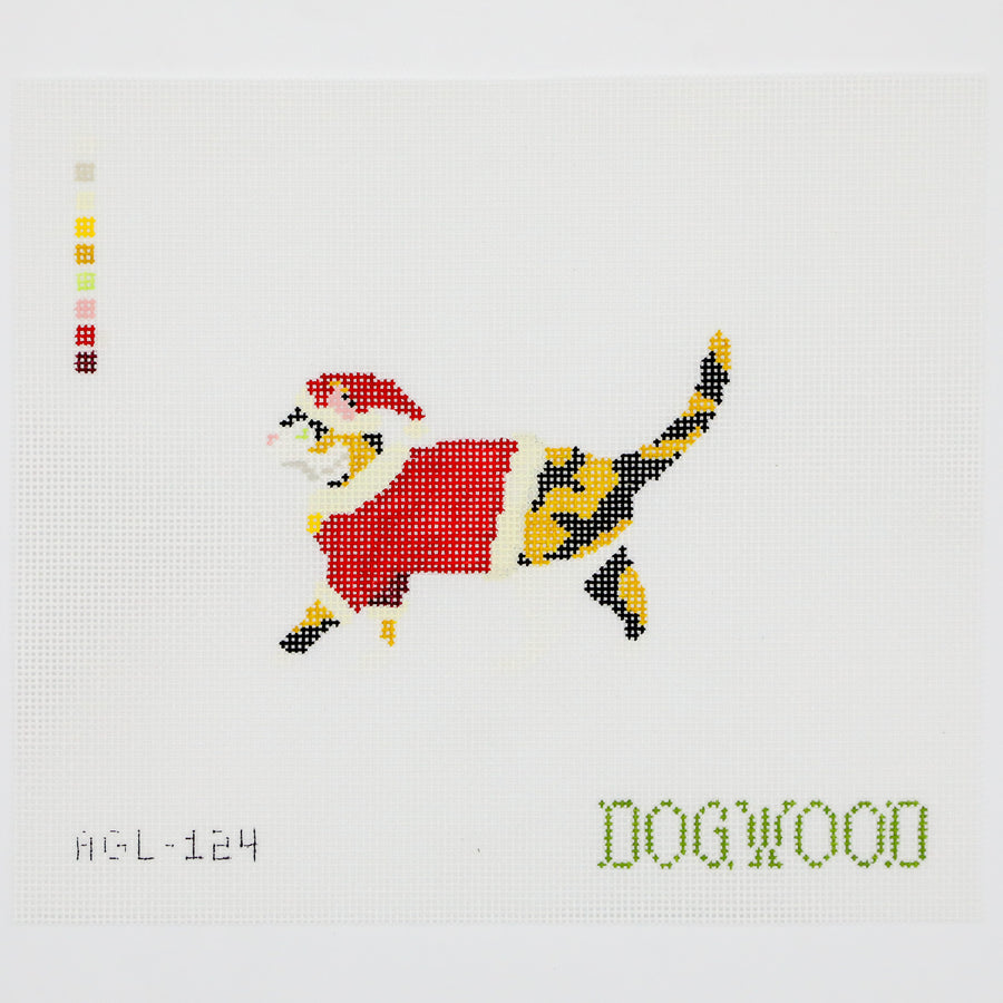 Santa Calico Cat