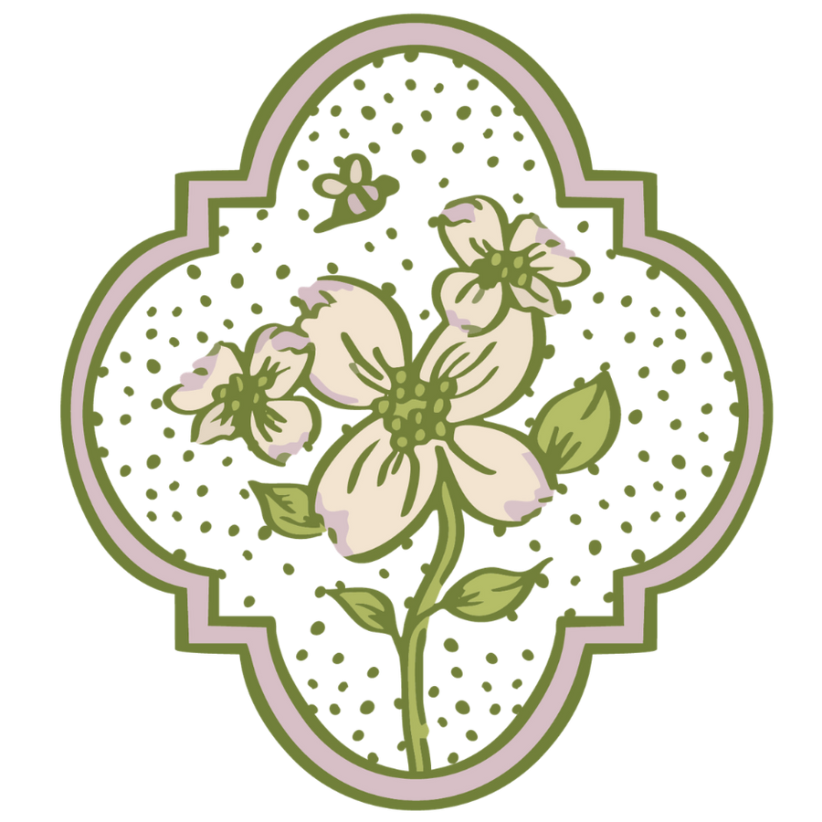 Dogwood Needlepoint Gift Card